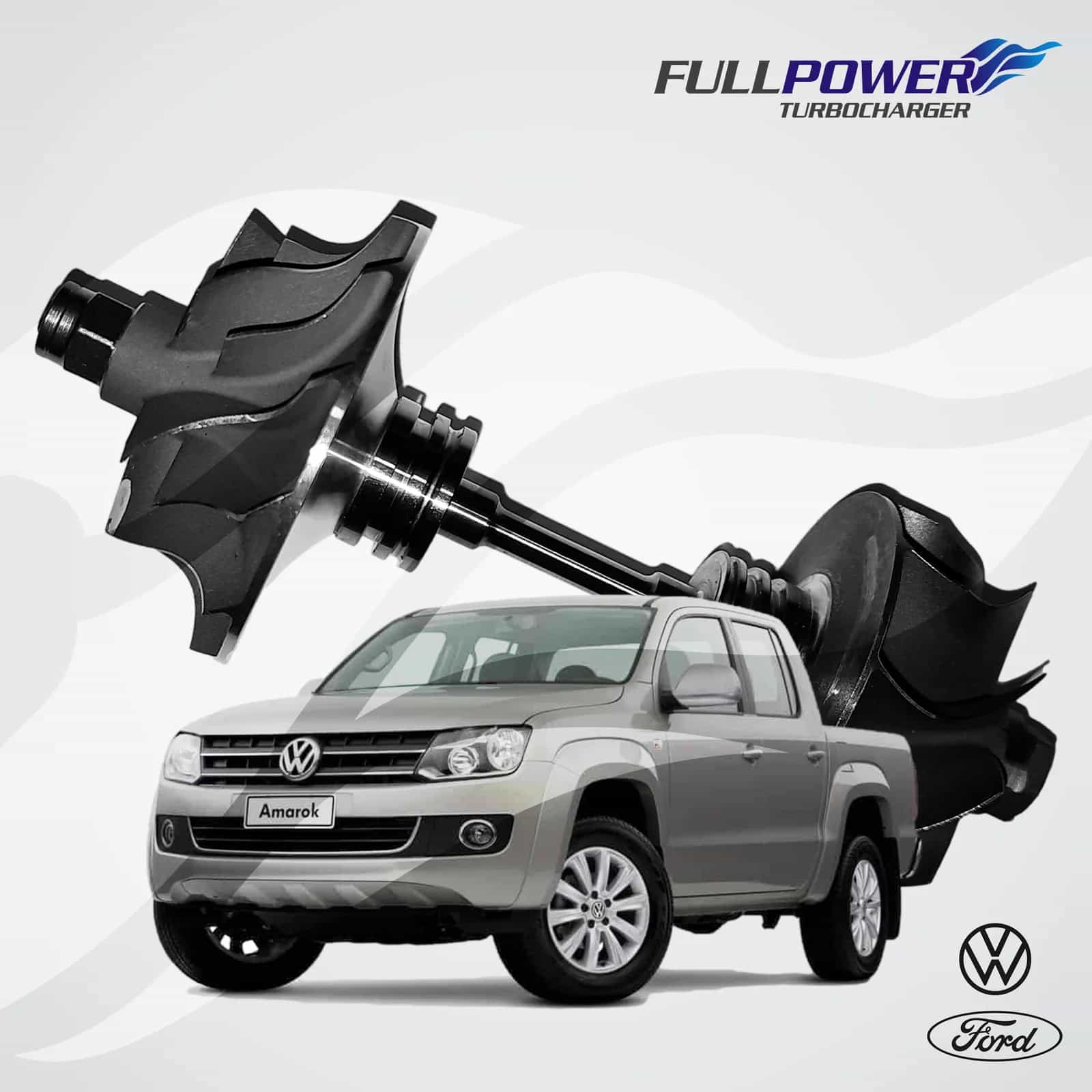 Eixo Rotor GTC1446VZ - AMAROK VW MONOTURBO - miniatura 7