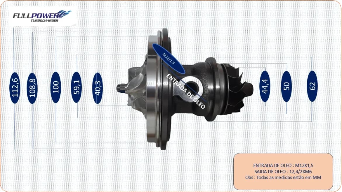 Desenho técnico de medidas - K04 - AMAROK VW BITURBO 180CV  ( GRANDE) - 1