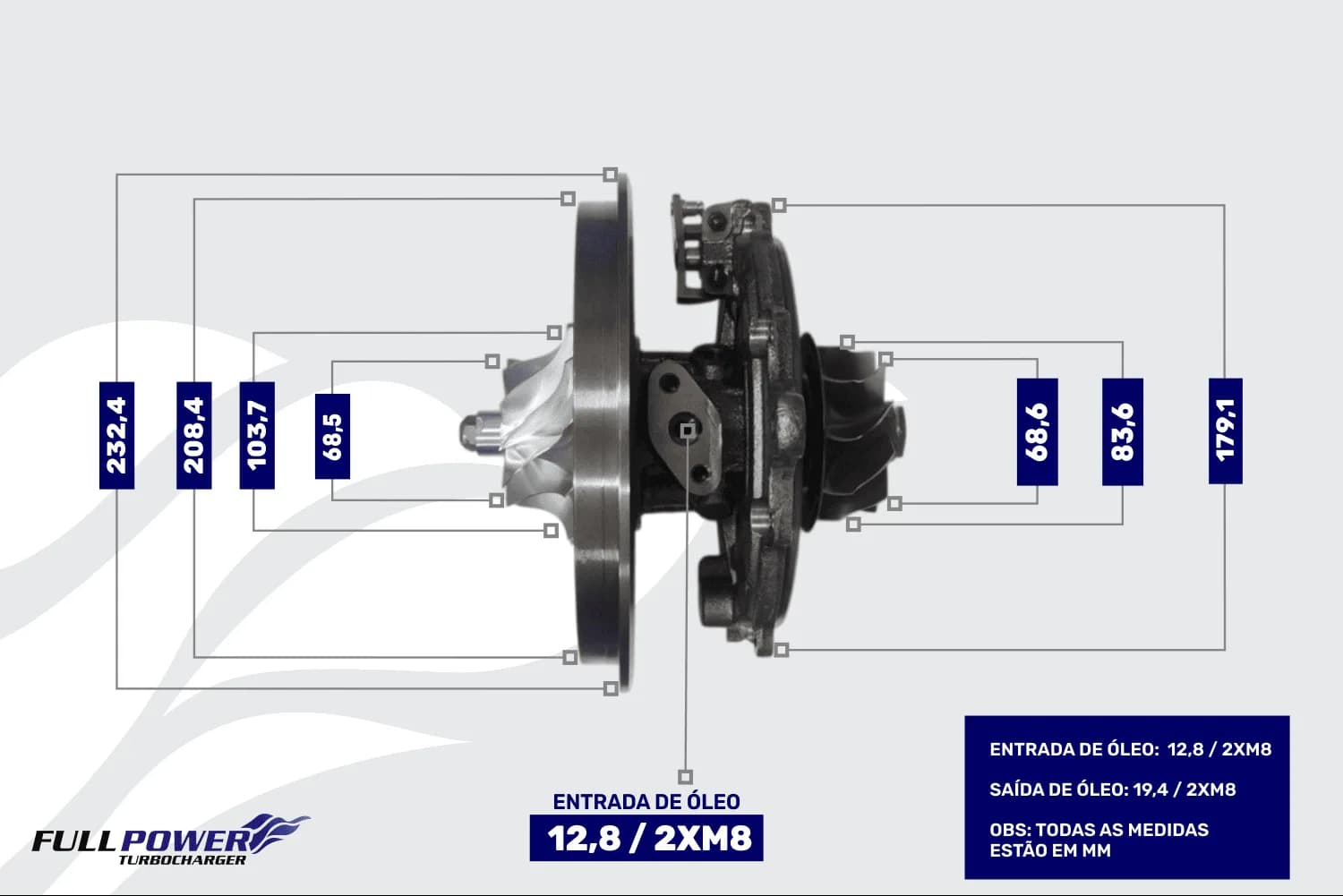 Desenho técnico de medidas - GT45 IVECO STRALIS S-WAY EURO 6 - 1