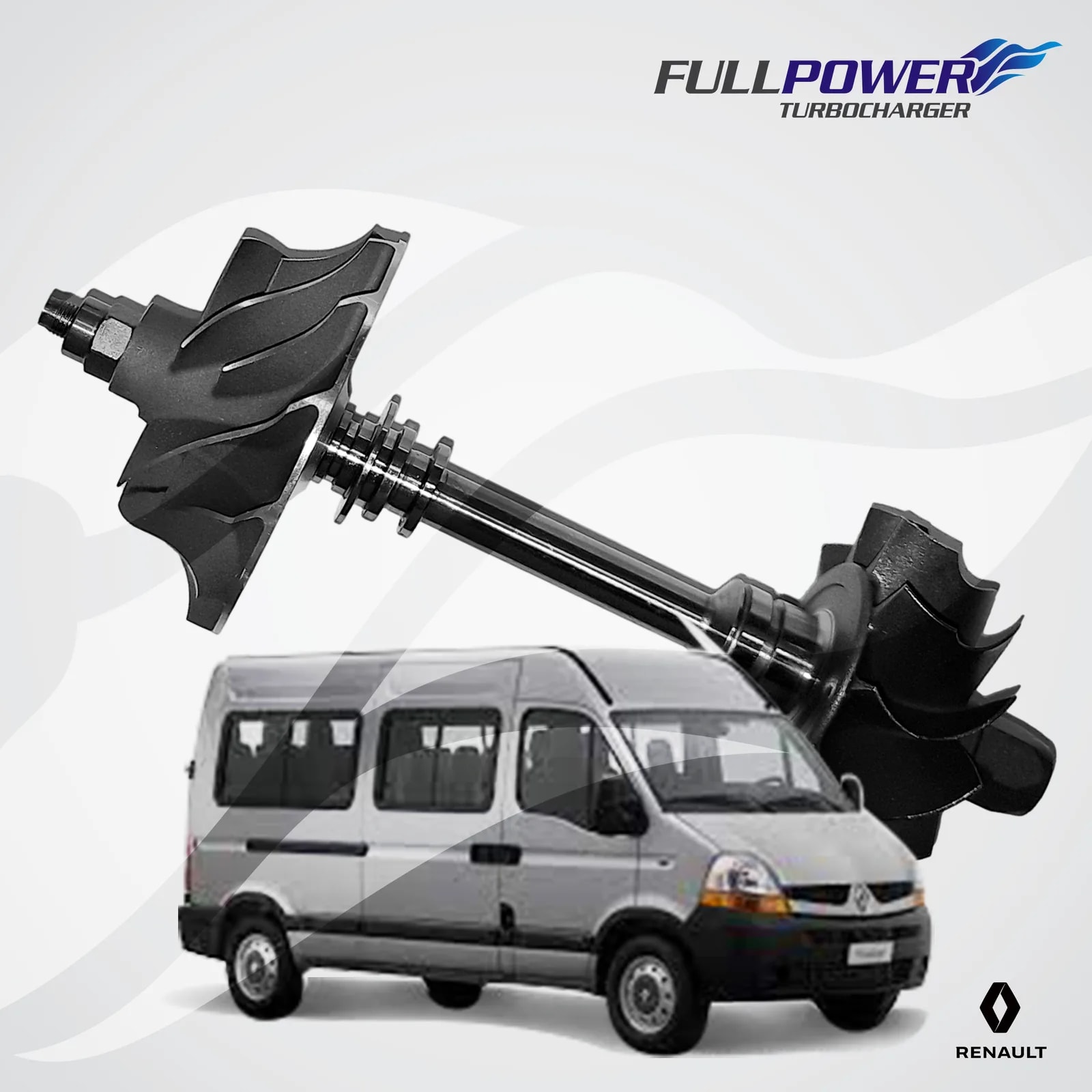 Eixo Rotor K03 - RENAULT MASTER ELETRONIC 2.5 - miniatura 7
