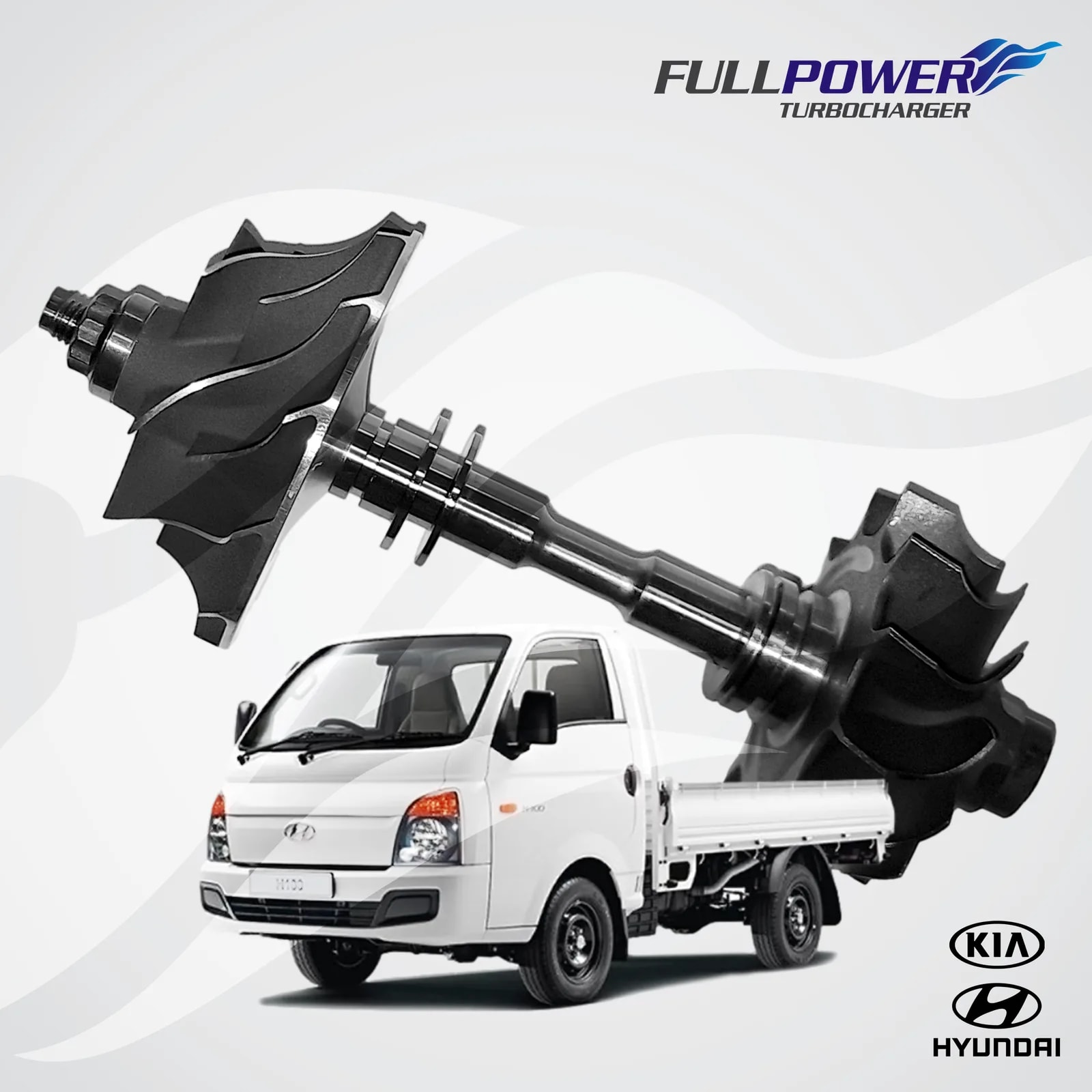 Eixo Rotor GT1749S - HYUNDAI HR / KIA BONGO - miniatura 7