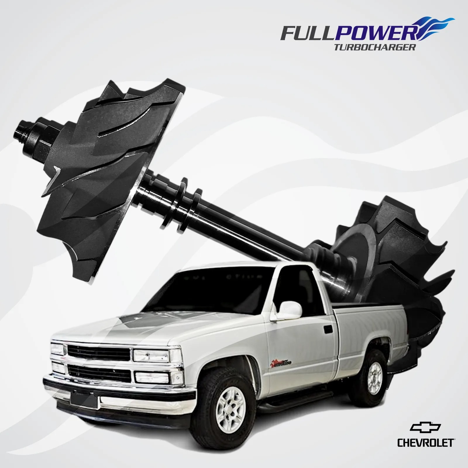 Eixo Rotor TD04HL - 16 T - FORD SILVERADO F250 - miniatura 7