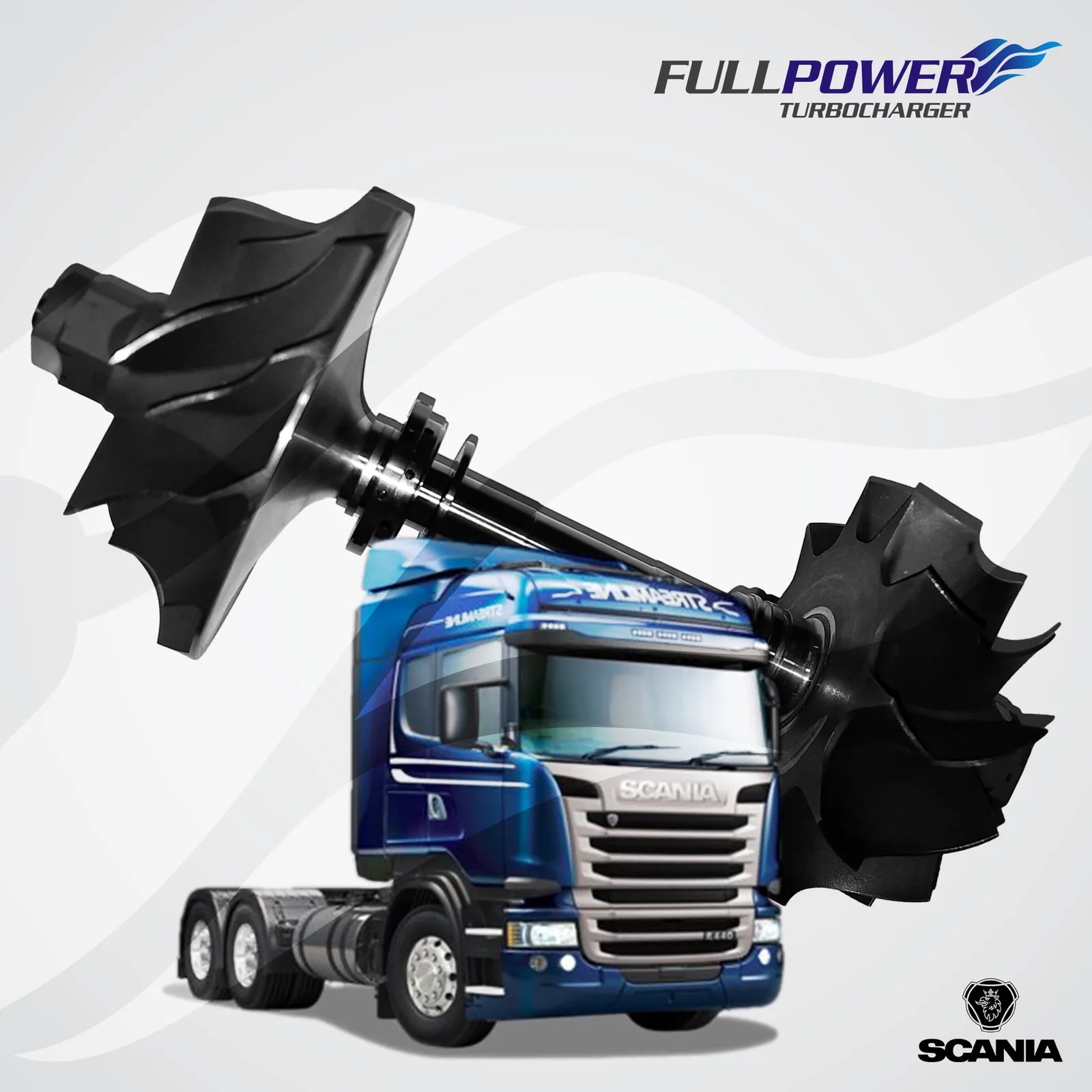 Eixo Rotor GT4288S SCANIA 113 - miniatura 7