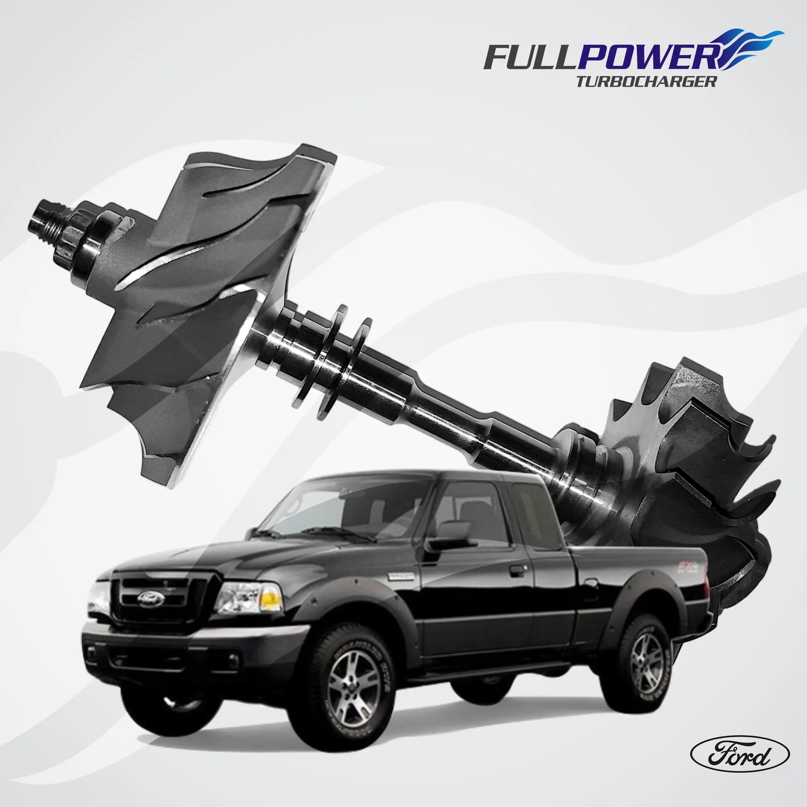 Eixo Rotor GT2052S FORD RANGER 2.8 - miniatura 7