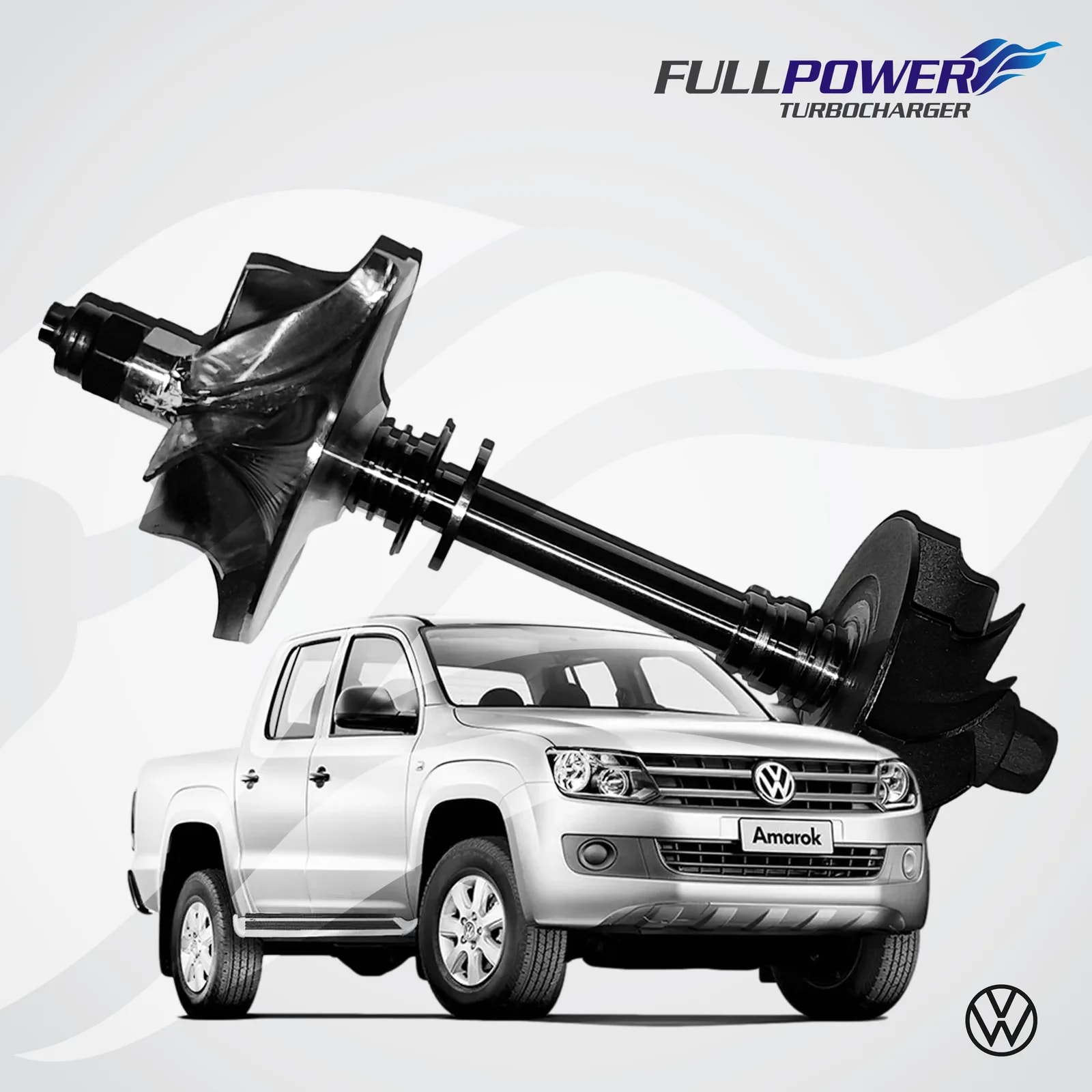 Eixo Rotor KP35 - AMAROK VW BITURBO 180 CV ( PEQUENO ) - miniatura 7
